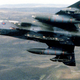 An RAF Jaguar showing drop tanks and CBLS